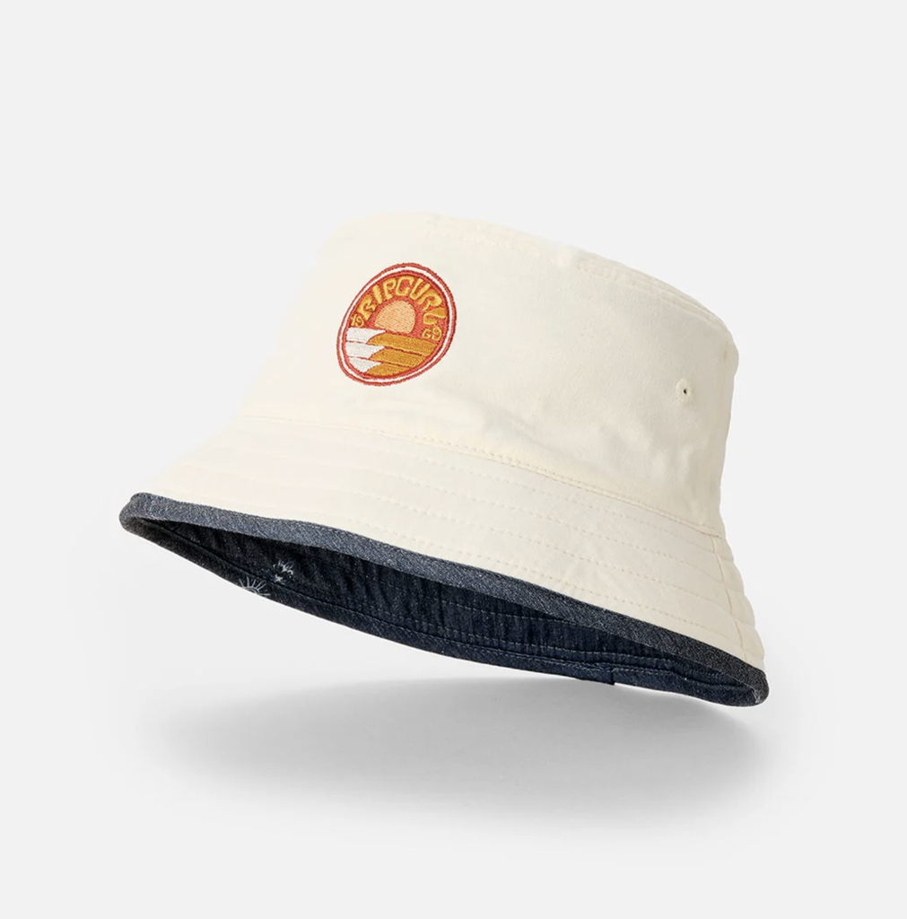 Gorro Rip Curl Pacific Rinse Revo Bucket - Washed Black/Cream