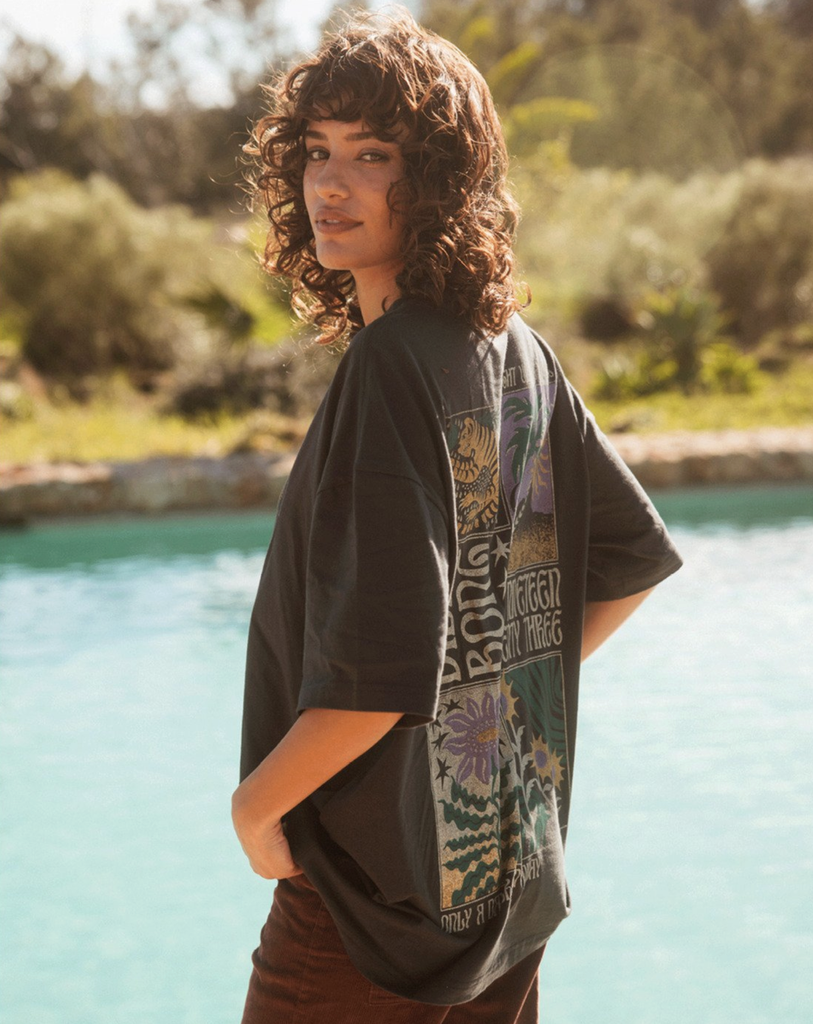 Camiseta Billabong Daydream Away - Off Black