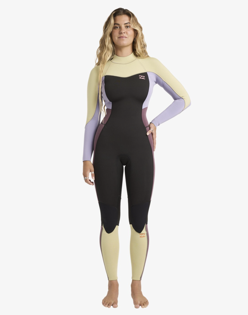 Traje de Surf Billabong 3/2mm Synergy - Grey Violet (gvo)