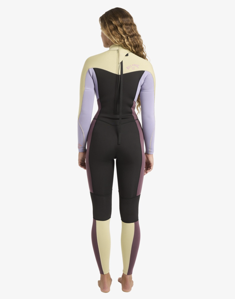 Traje de Surf Billabong 3/2mm Synergy - Grey Violet (gvo)