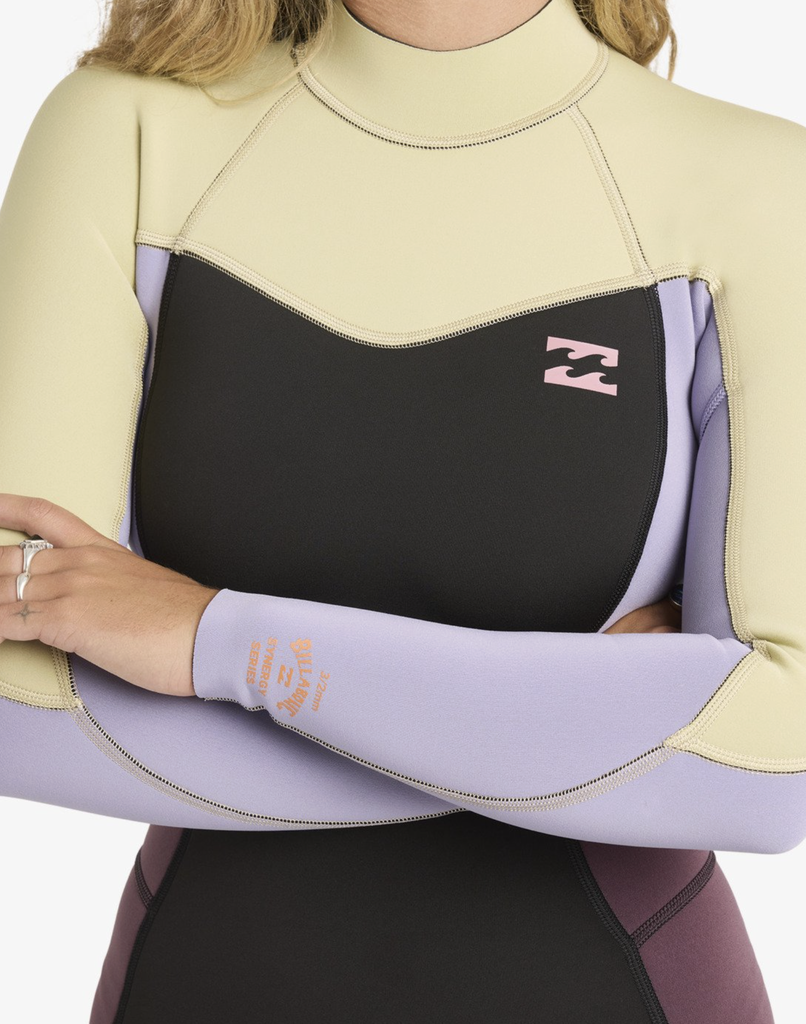 Traje de Surf Billabong 3/2mm Synergy - Grey Violet (gvo)