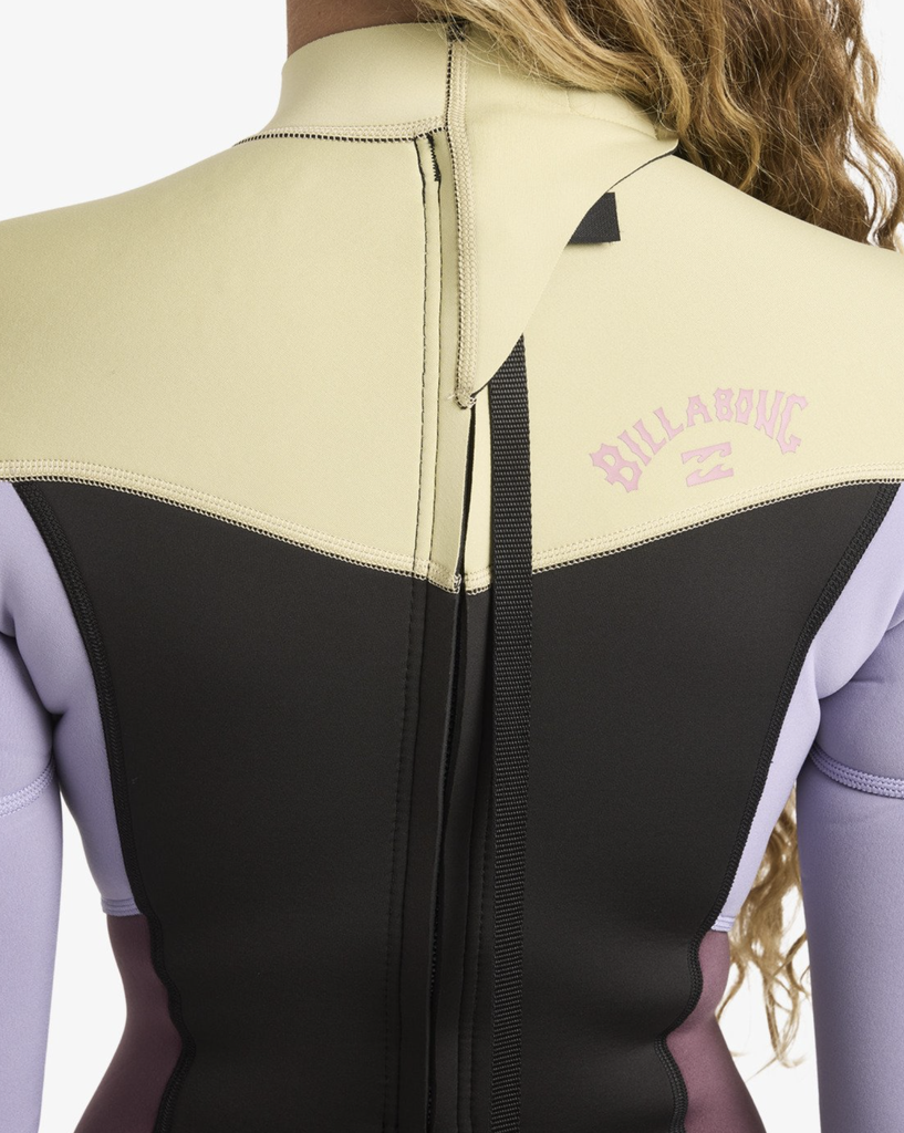 Traje de Surf Billabong 3/2mm Synergy - Grey Violet (gvo)