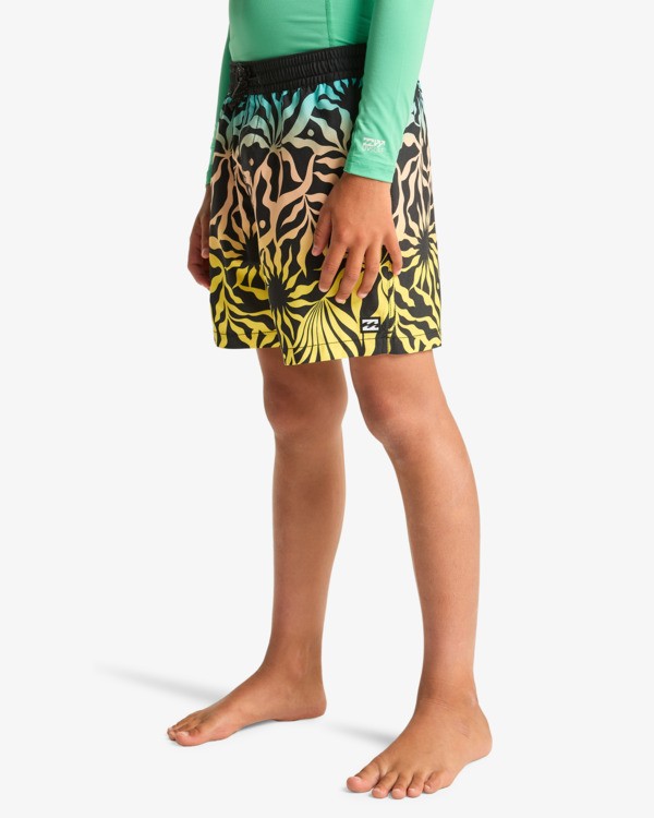Bañador Billabong Radiant Layback (8-16 años) - Black Print (blk5)