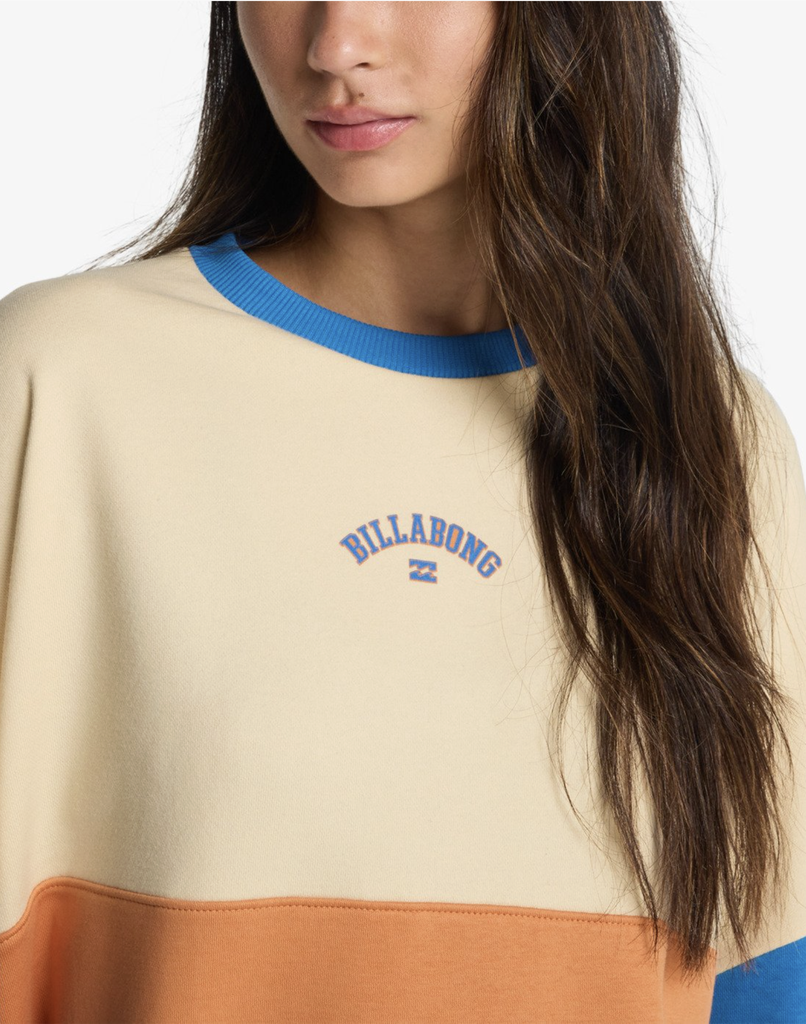 Sudadera Billabong Jump Around Block - Tangerine (njp0)