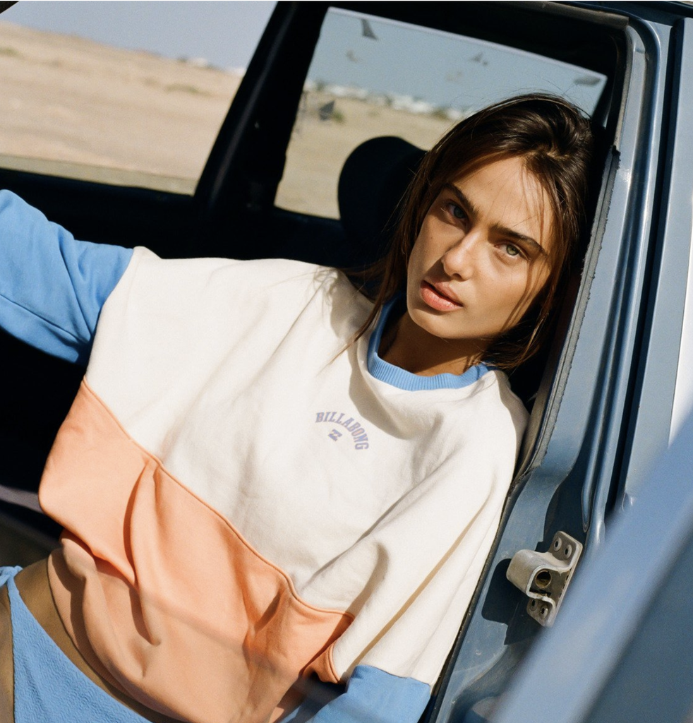 Sudadera Billabong Jump Around Block - Tangerine (njp0)