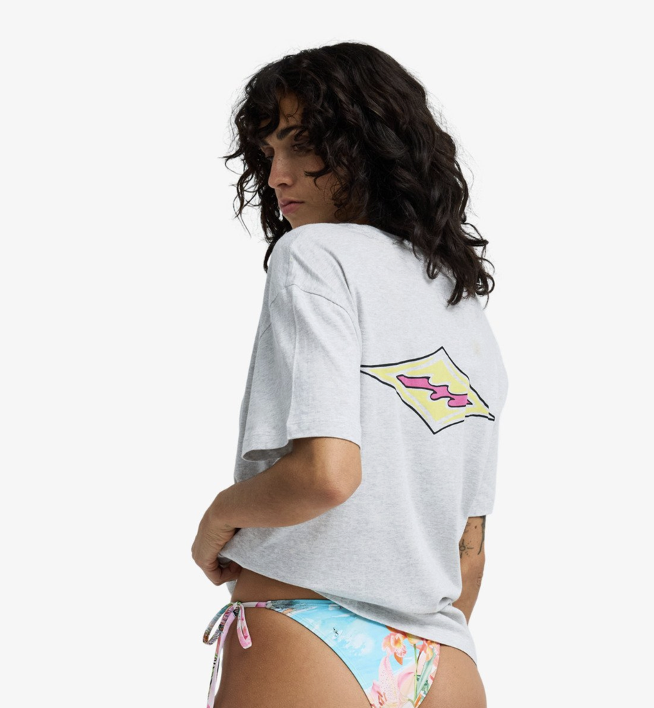 Camiseta Billabong Heritage Baker - Grey Heather (grh)