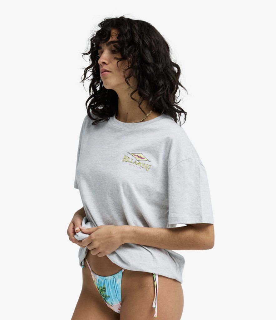 Camiseta Billabong Heritage Baker - Grey Heather (grh)