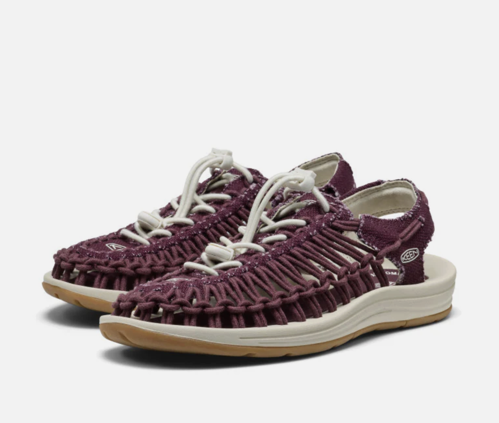 Sandalias Keen Uneek Canvas W - Fig/Birch