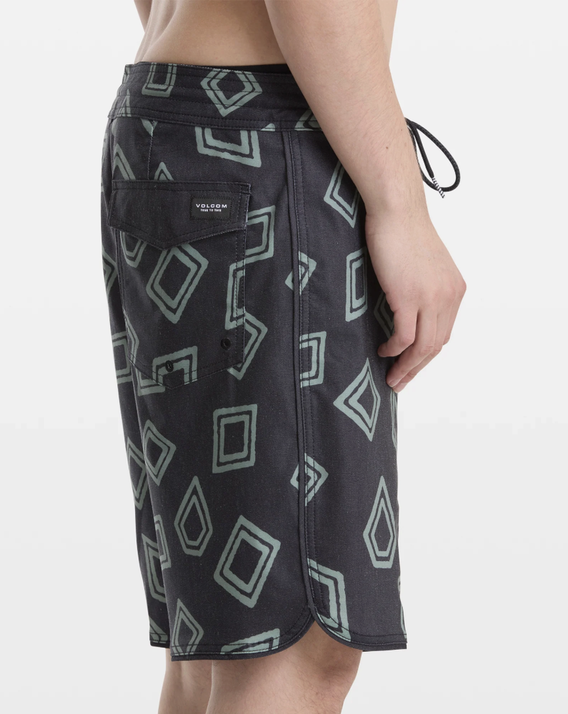 Bañador Volcom Contact Scallop Stoney 19'' - Black