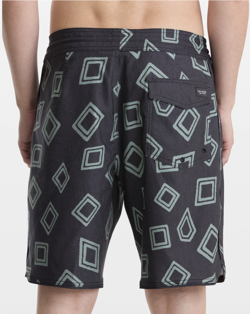 Bañador Volcom Contact Scallop Stoney 19'' - Black