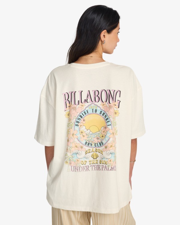 Camiseta Billabong Floral Rocker - Salt Crystal (scs)