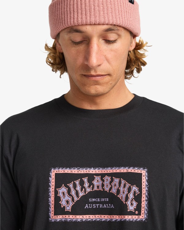 Camiseta Billabong Arch Frame - Black (blk)