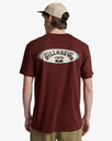 Camiseta Billabong Orbit Arch - Burnt Red (rsd0)