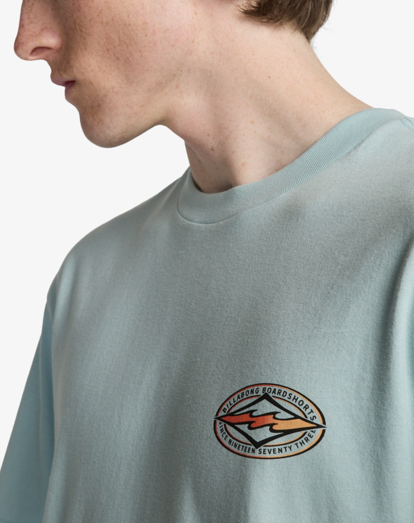 Camiseta Billabong Diamond Vision - Dusty Blue (bfw0)