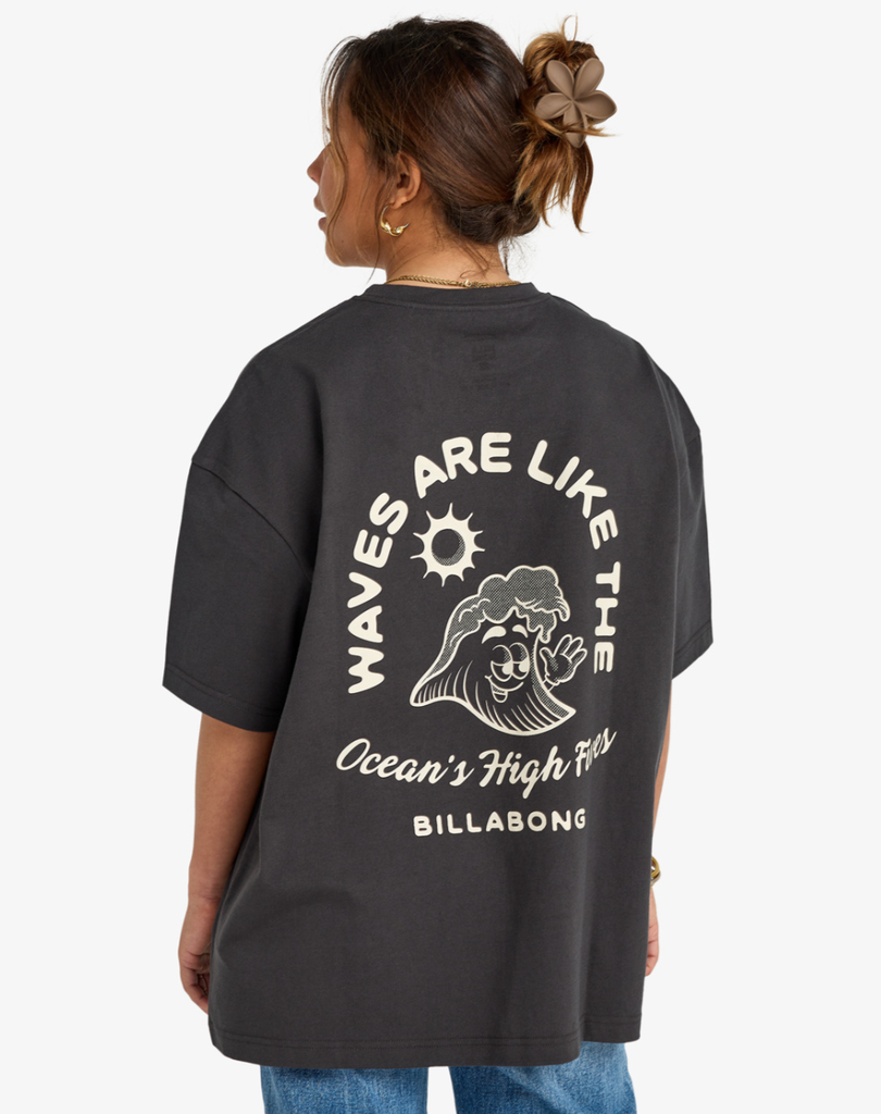 Camiseta Billabong The Great Waves - Black (blk)