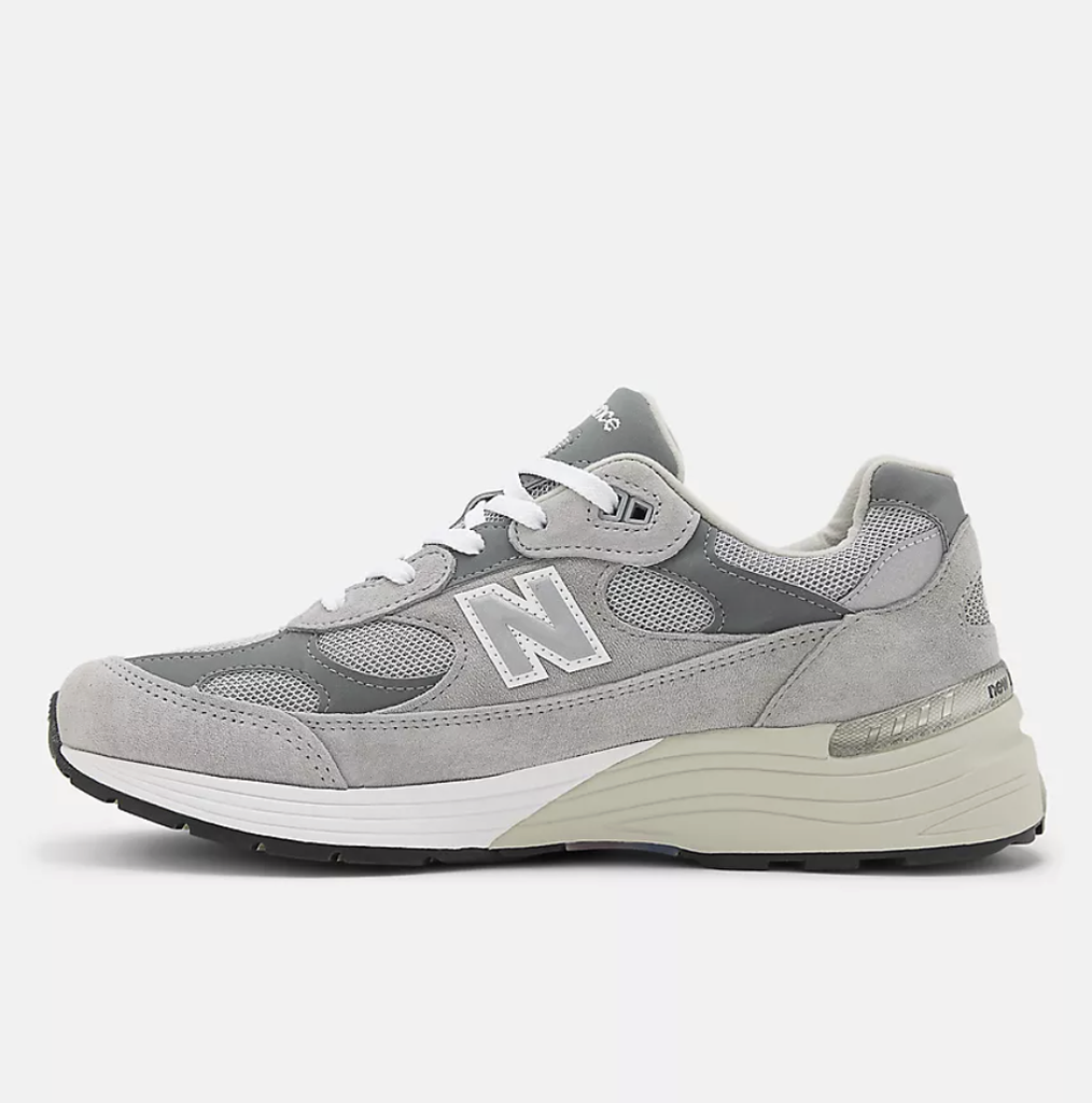 Zapatillas New Balance 992GY - Grey con Grey 006 y White