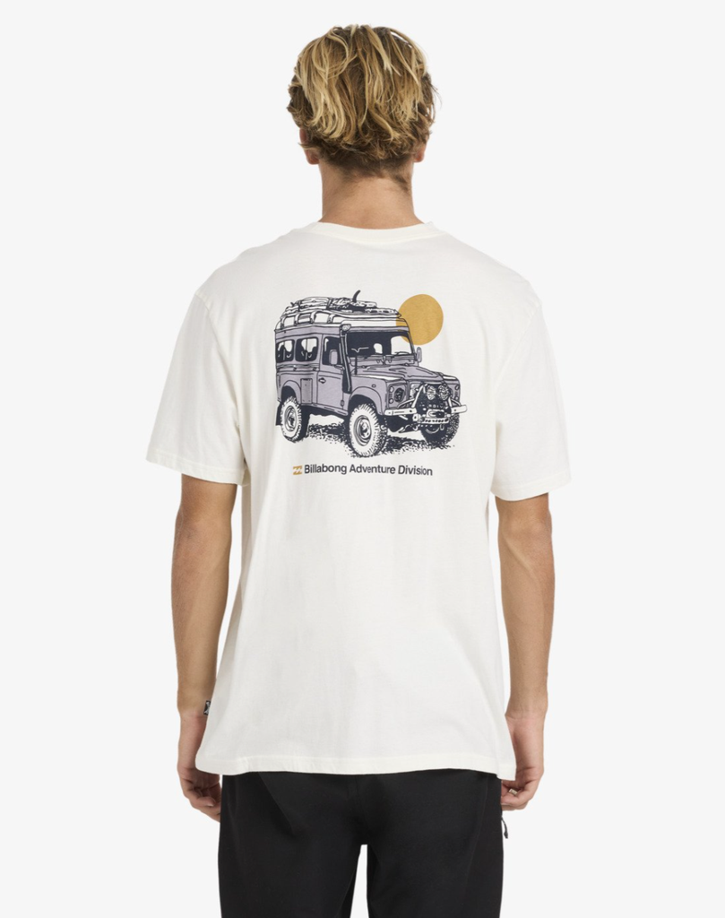 Camiseta Billabong Make Tracks - Off White