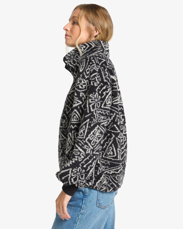 Sudadera Polar Billabong Time Off - Black Pebble