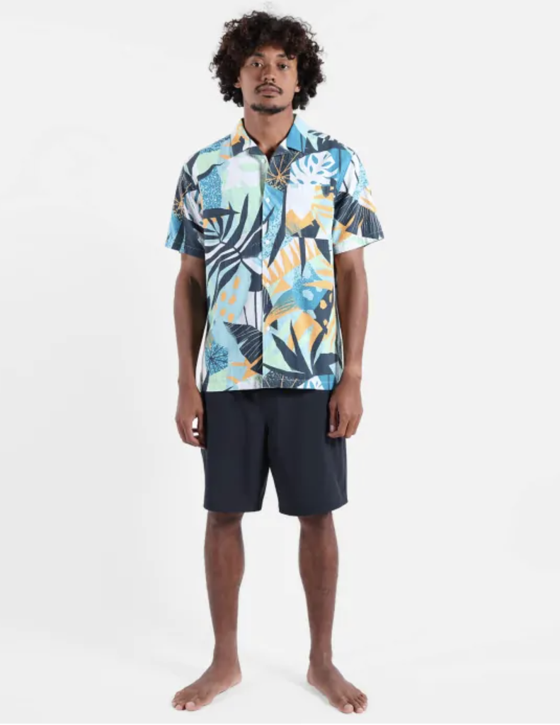 Camisa Manga Corta Oxbow Wipeout - Perfect Sky