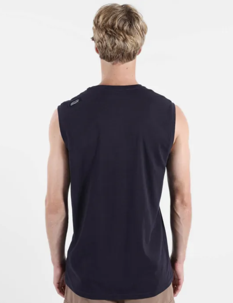 Camiseta Sin Mangas Oxbow Sunfaded - Deep Marine
