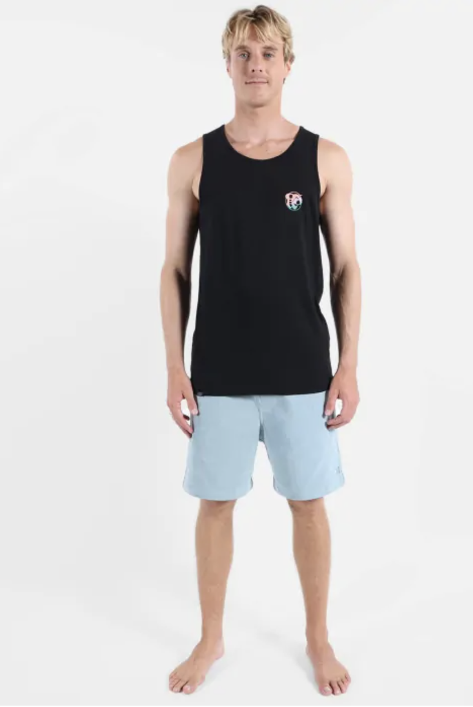 Camiseta Sin Mangas Oxbow Spray - Black