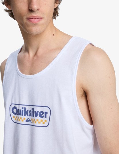 Camiseta Sin Mangas Quiksilver EV Starting Grid - White (wbb0)