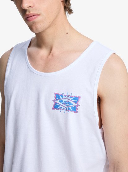 Camiseta Sin Mangas Quiksilver EV Starfish Stamp - White (wbb0)