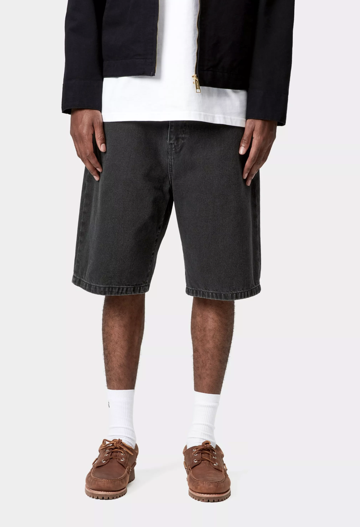 Pantalón Corto Carhartt WIP Landon - Black (Stone Washed)