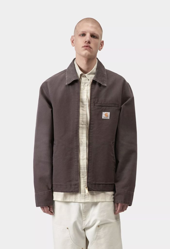 Chaqueta Carhartt WIP Detroit - Shale/Shale (Stone Canvas) [Sin Forro]