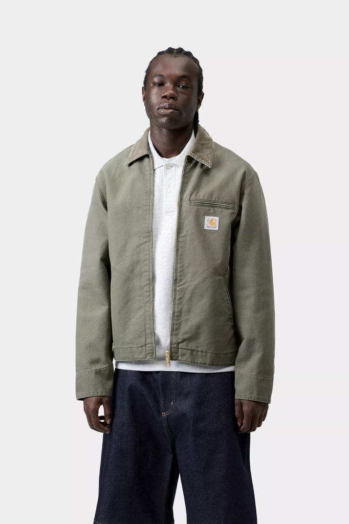 Chaqueta Carhartt WIP Detroit - Leaf/Leaf (Stone Canvas) [Sin Forro]