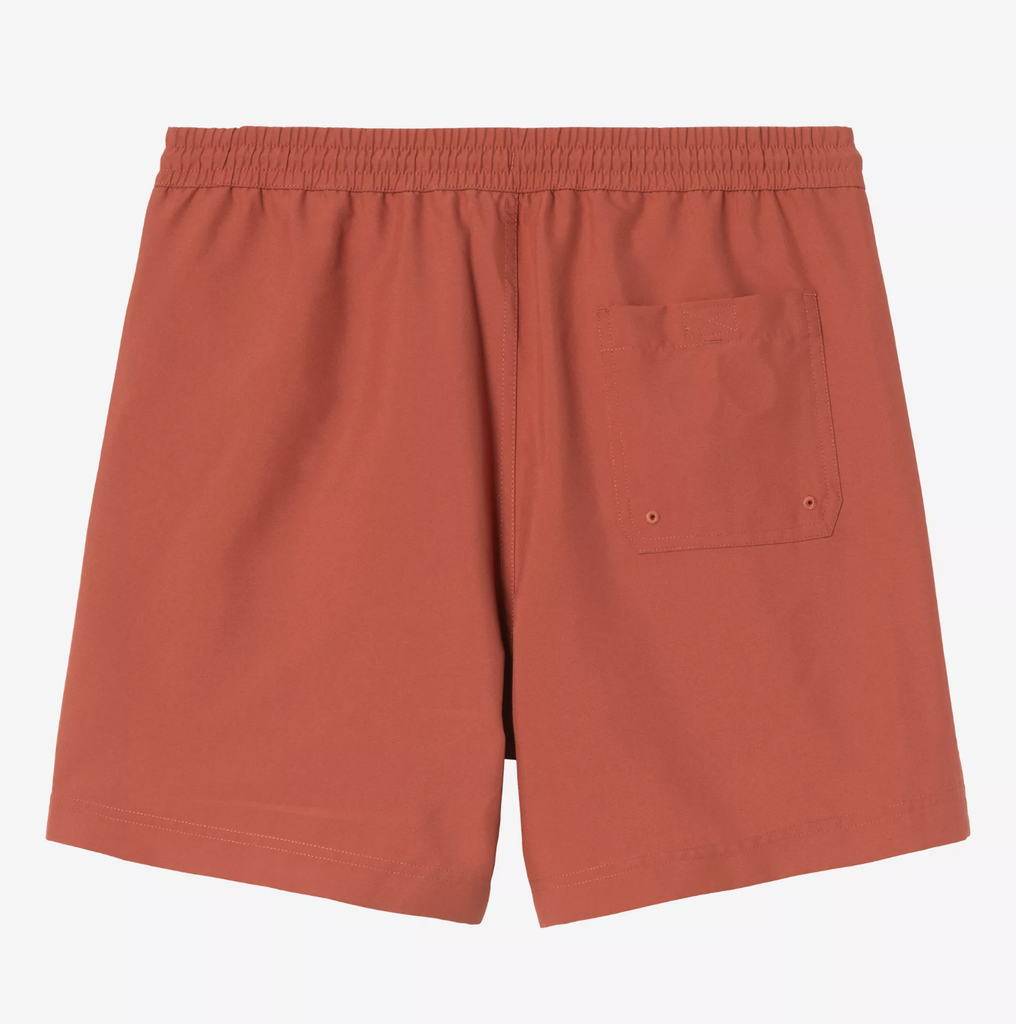 Bañador Carhartt WIP Chase Swim - Oxide Red/Gold