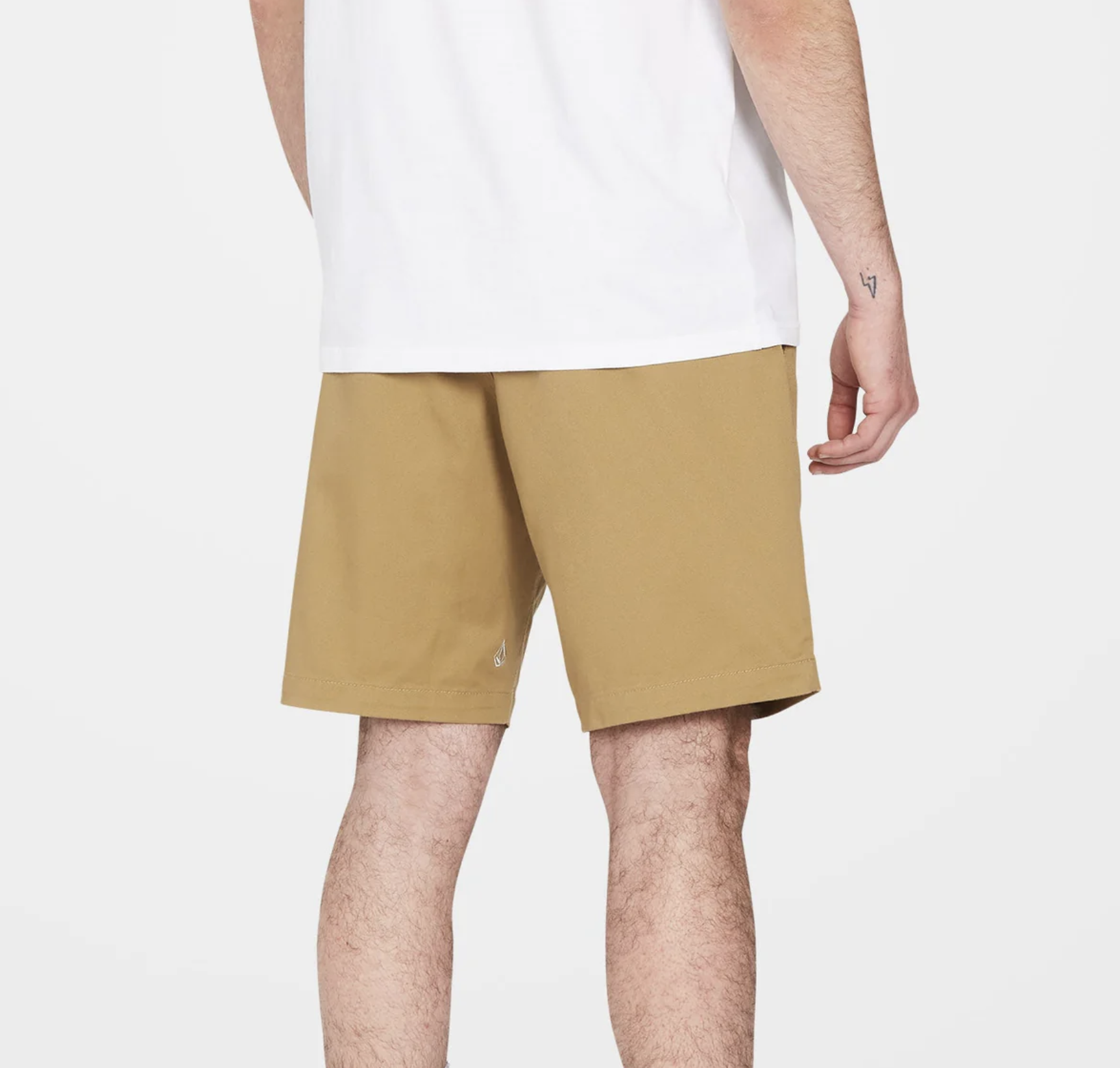 Pantalón Corto Volcom Frickin Elasticated Waist 19&quot; - Dark Khaki