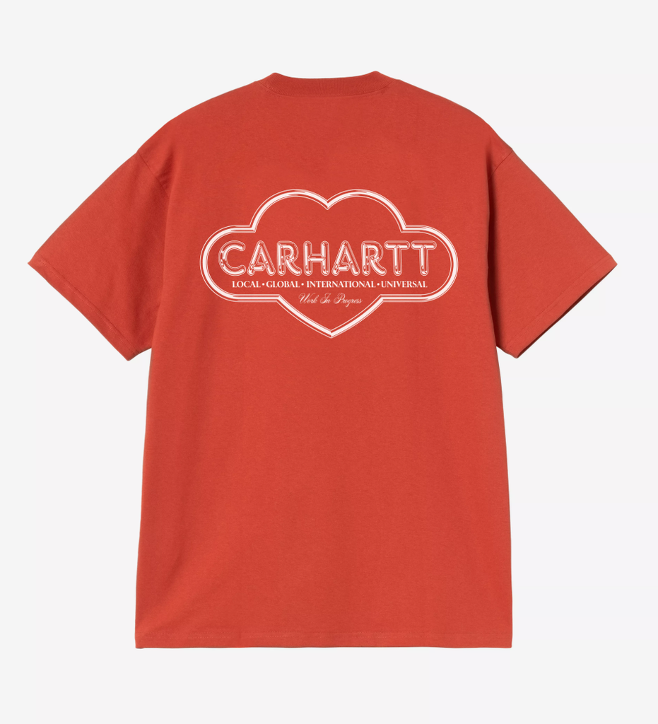 Camiseta Carhartt WIP Cloud Heart - Oxide Red