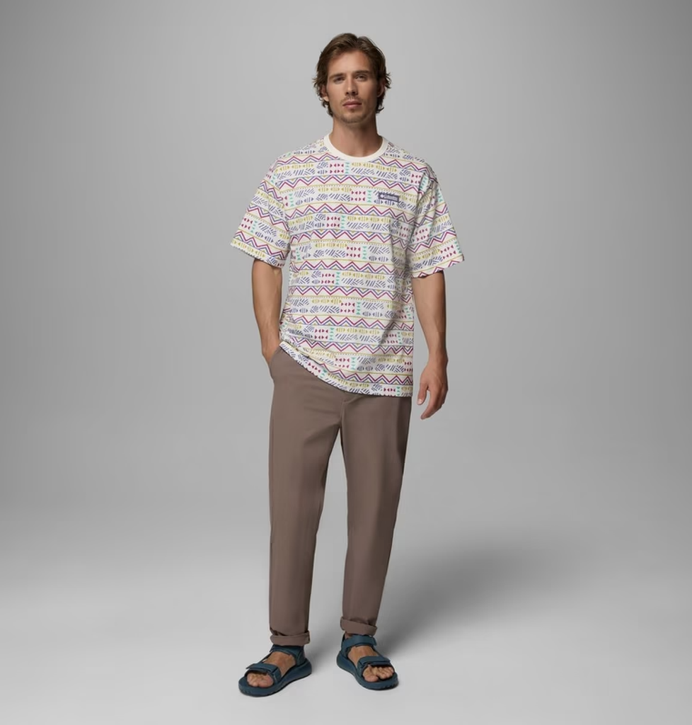 Camiseta Columbia CSC Heavyweight - Sea Salt/Horizons