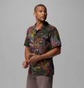 Camisa Columbia Tech Trail Utility - Washed Red/Geofern Greenscape