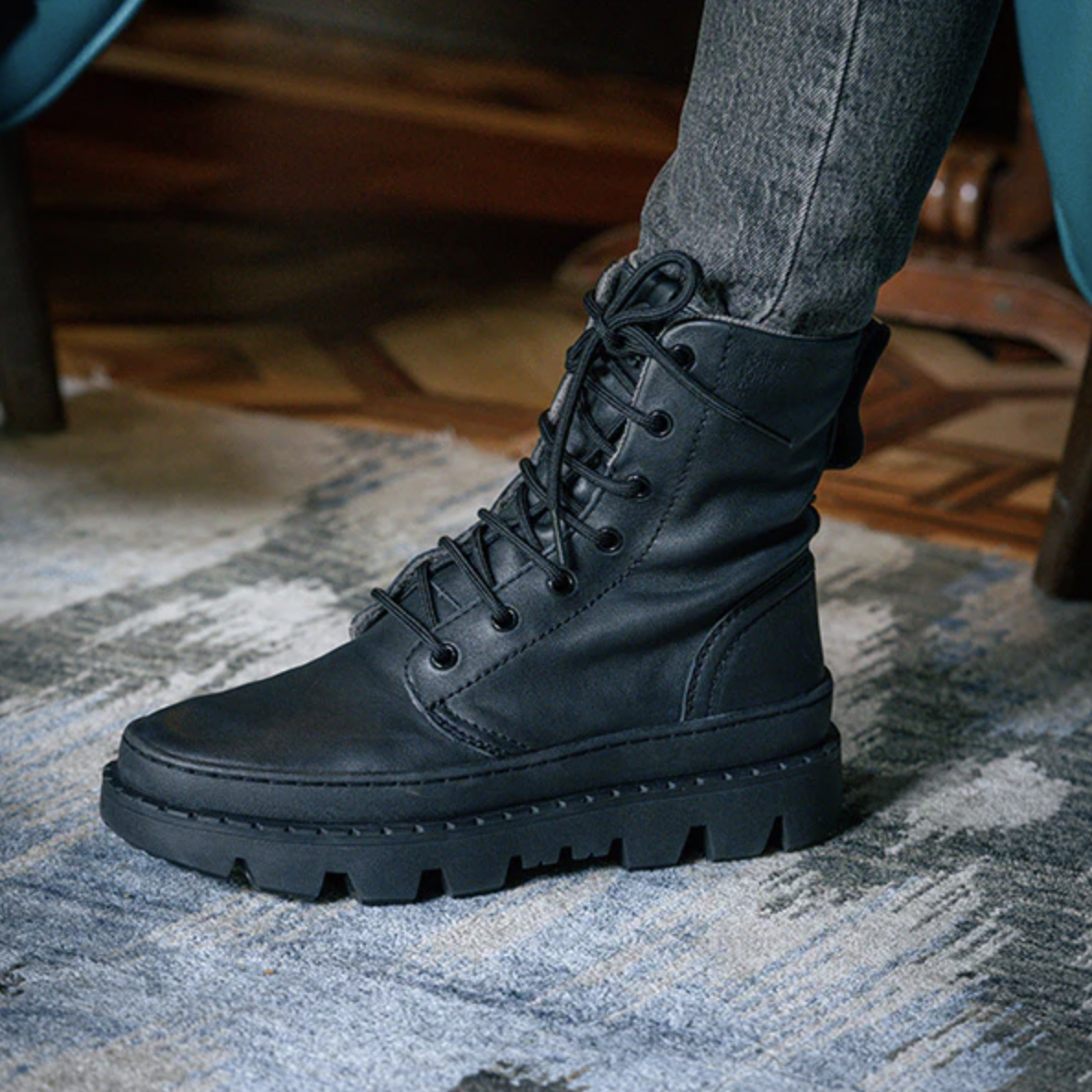 Botas Satorisan Unalome Laces Premium - Black