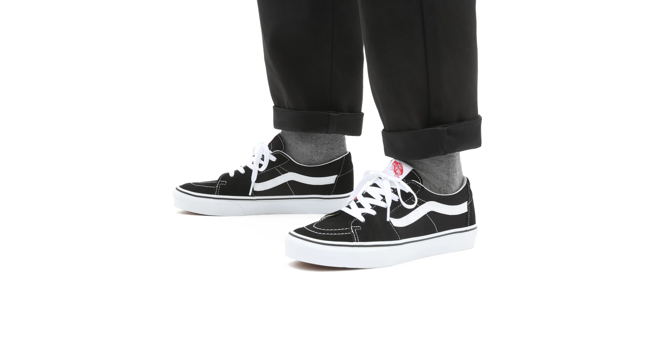 Zapatillas Vans UA Sk8-Low - Black/True White