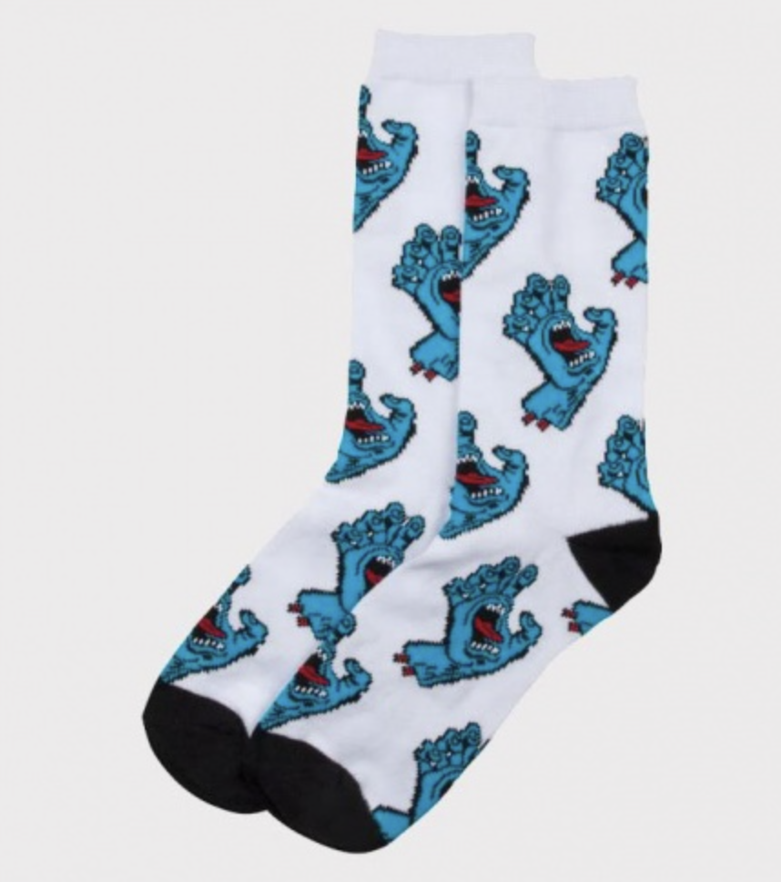 Calcetines Santa Cruz Pack2 Manos - Black/White