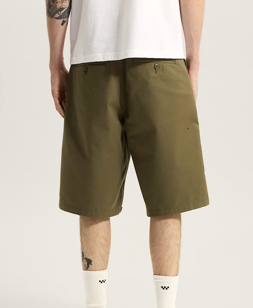 Pantalones Cortos Chinos Vans Authentic De Corte Holgado - Verde