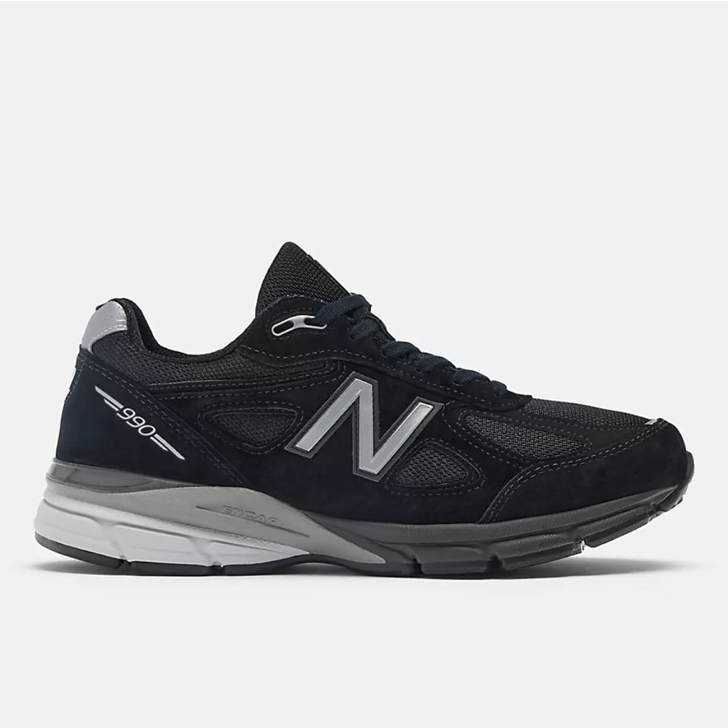 Zapatillas New Balance Made in USA 990BL4 - Black con Grey 006 y White