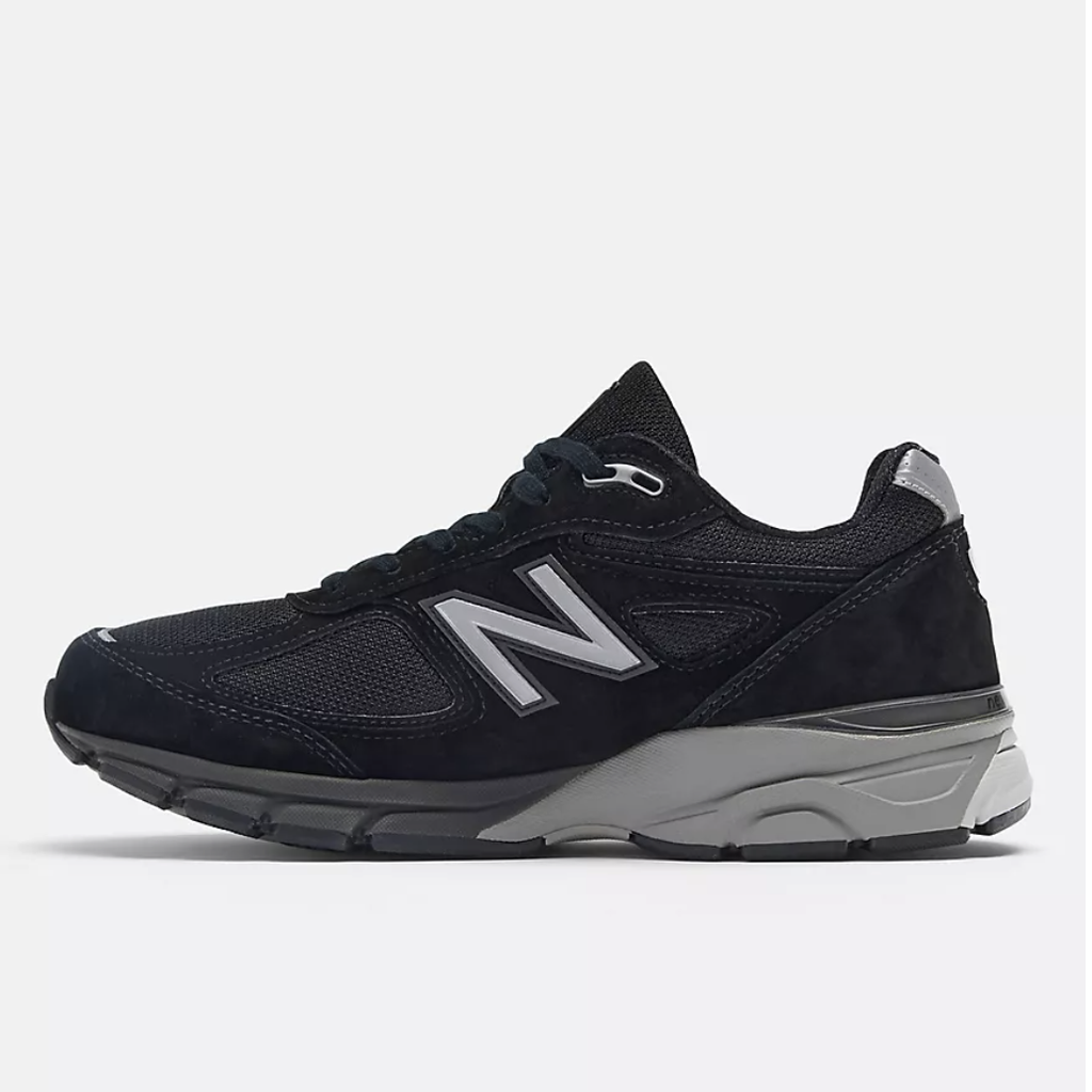 Zapatillas New Balance Made in USA 990BL4 - Black con Grey 006 y White