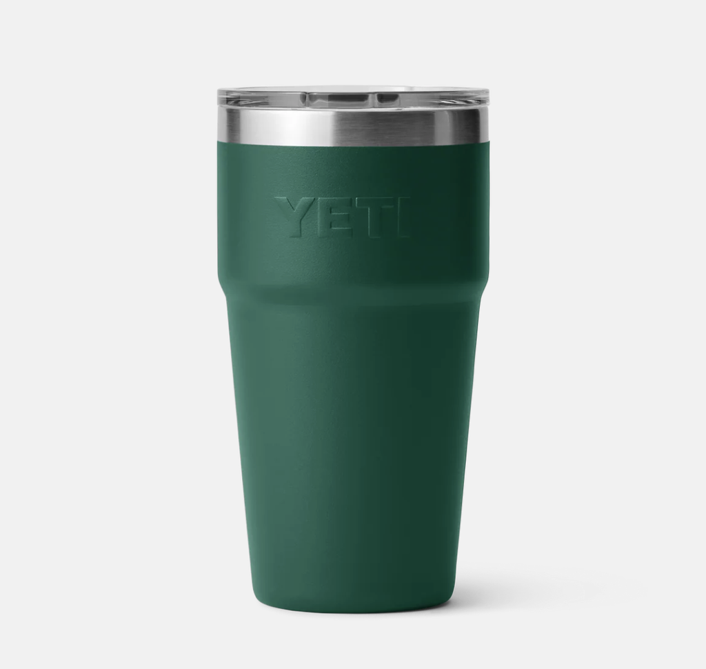 Vaso Apilable Yeti Rambler 20 oz (591 ml) - Black Forest Green
