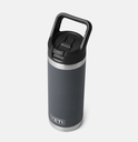 Botella con Tapa de Pajita Yeti Rambler 18 oz (532 ml) - Charcoal