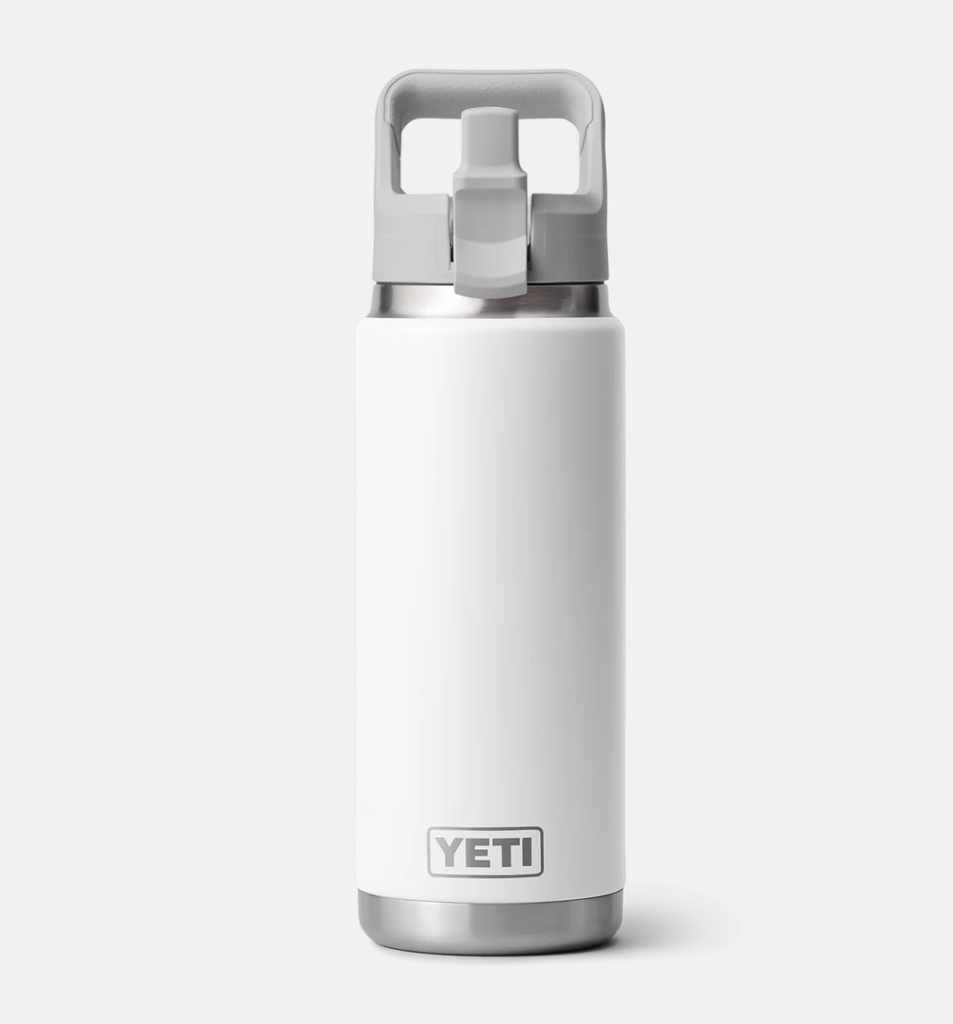 Botella con Tapa de Pajita Yeti Rambler 26 oz (769 ml) - White/White