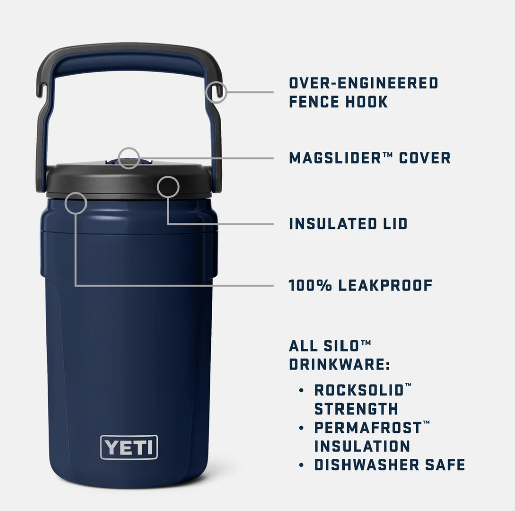 Botella con Tapa de Pajita Yeti Silo 40 oz (1.18 l) - Navy