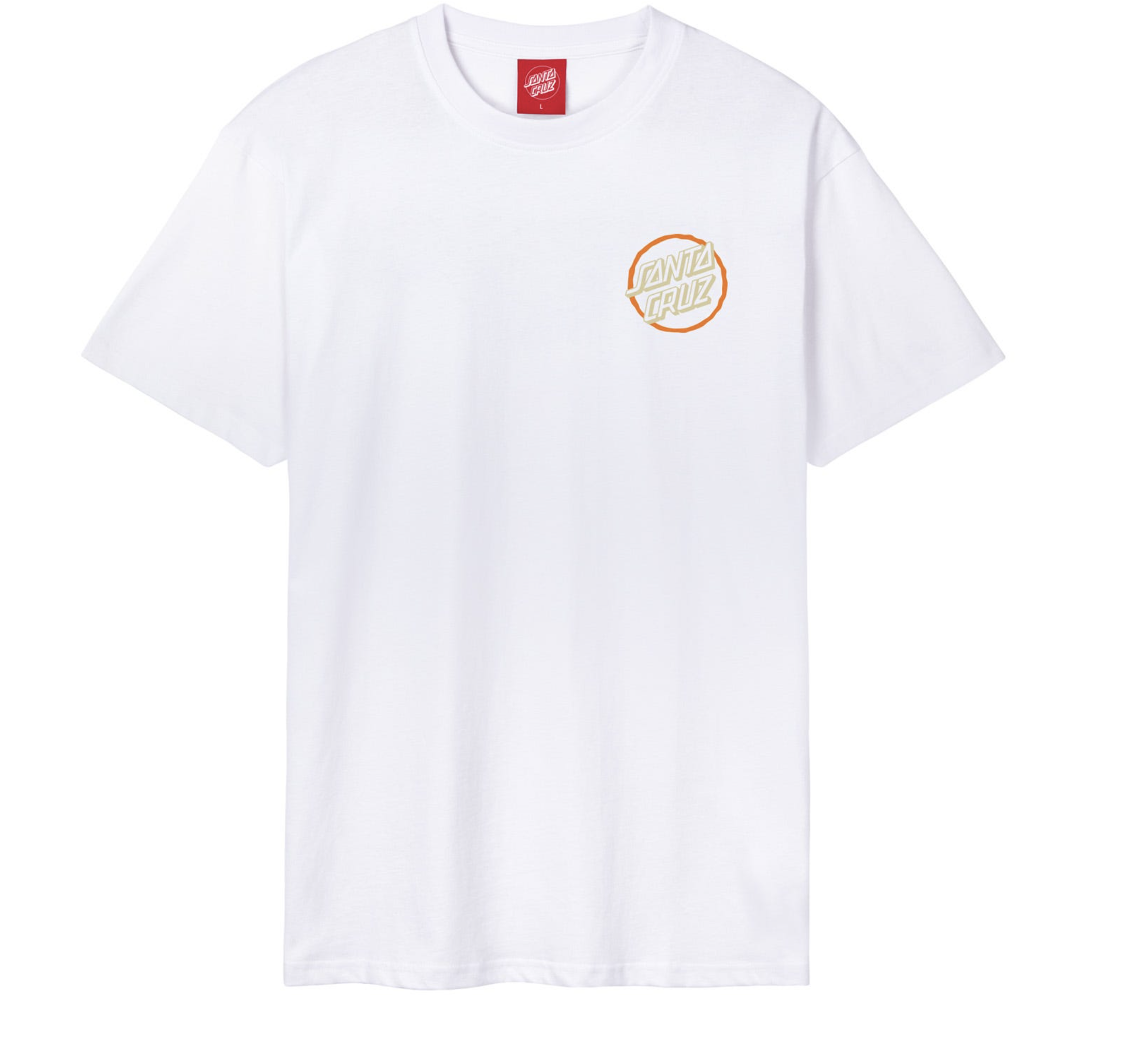 Camiseta Santa Cruz Breaker Check Opus Dot - White