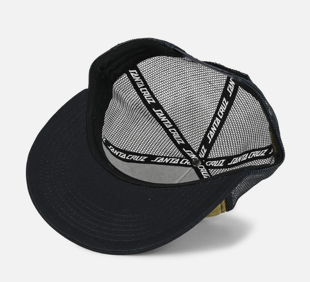 Gorra Santa Cruz Tonal Collage - Caqui Desgastado/Azul Marino Intenso