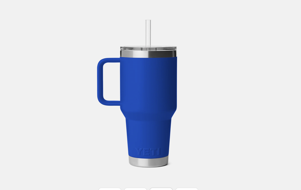 Taza con Pajita Yeti Rambler 35 oz (1 L) - Royal Blue