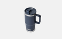 Taza de Viaje con Pajita Yeti Rambler 20 oz (591 ml) - Navy/Navy