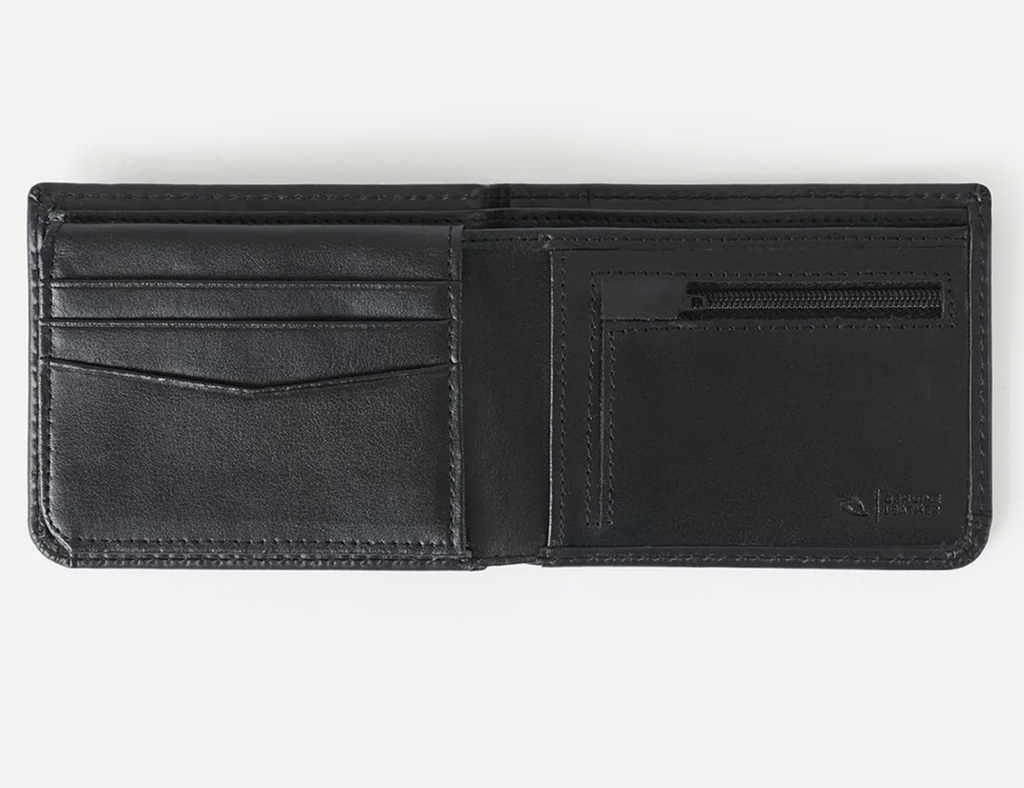 Cartera Rip Curl Wetsuit RFID All Day Logo - Black